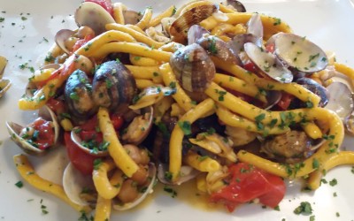 Passatelli vongole veraci e ceci