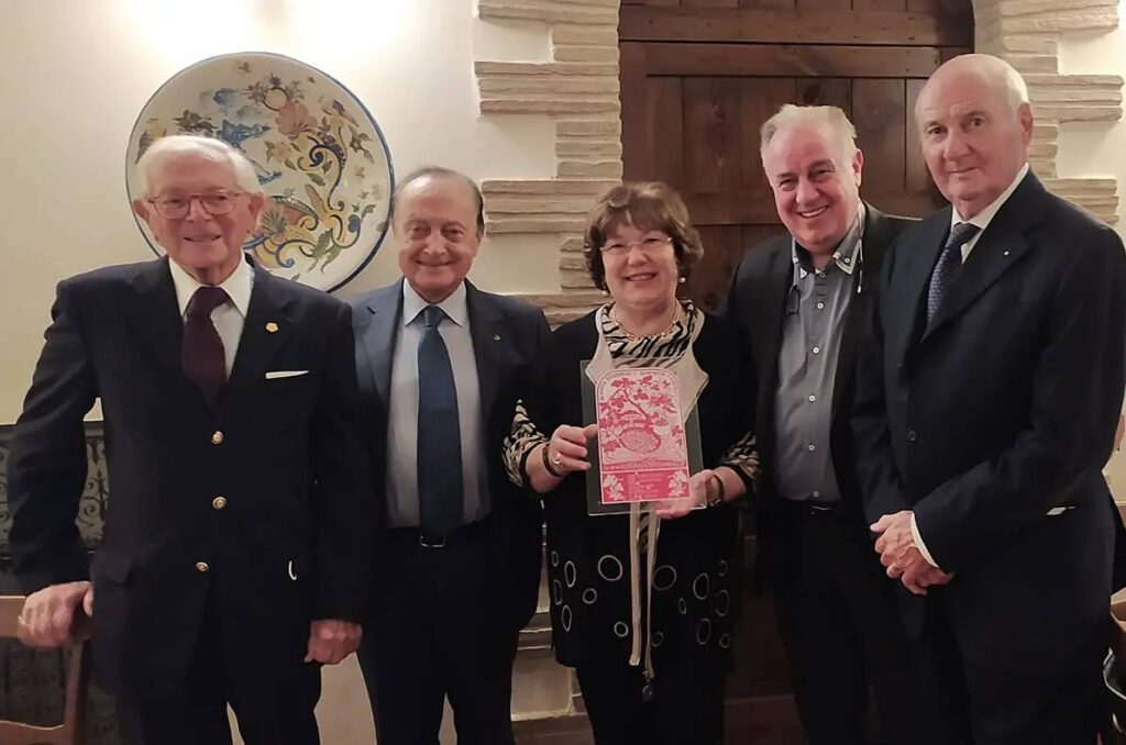 ristorante la rosetta umbria consegna della targa